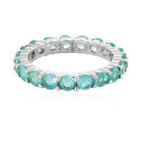 Anello in argento con Apatite Blu
