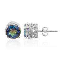 Orecchini in argento con Quarzo Mistico Blu