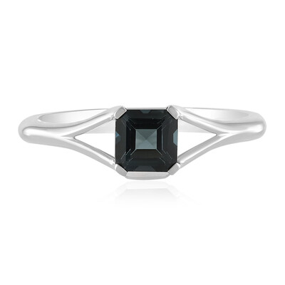 Anello in argento con Topazio Blu Londra