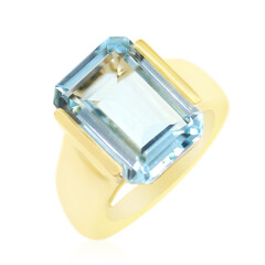 Anello in argento con Topazio Blu Cielo