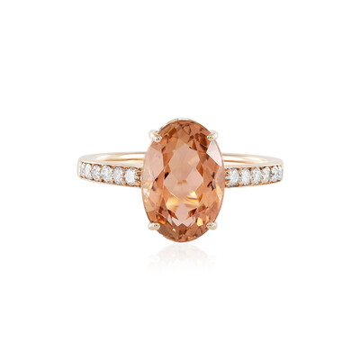 Anello in oro con Tormalina Pesca Brasiliana (AMAYANI)