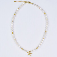 Collana in argento con Perla di Acqua Dolce