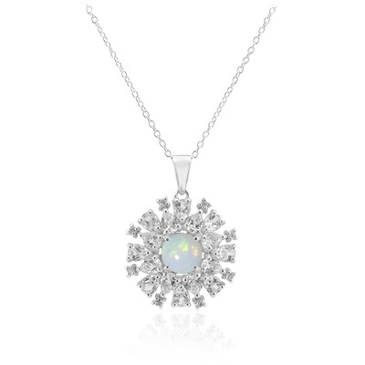 Collana in argento con Opale di Welo