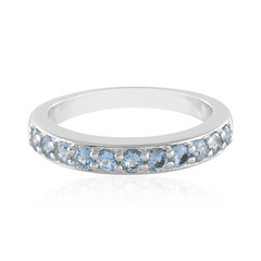 Anello in argento con Acquamarina Santa Maria