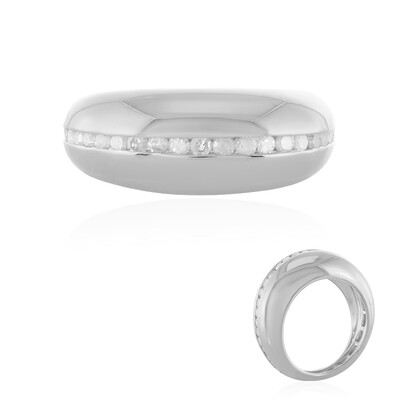 Anello in argento con Diamante I2 (H) (de Melo)