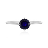 Anello in argento con Zaffiro Blu del Madagascar