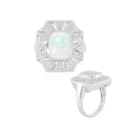 Anello in argento con Opale di Welo