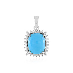 Ciondolo in argento con Turchese Arizona