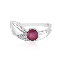 Anello in argento con Rubino del Madagascar