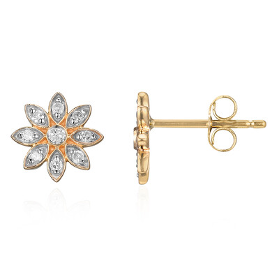 Orecchini in oro con Diamante I3 (I)