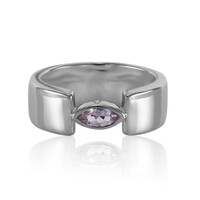 Anello in argento con Topazio Rosa Ouro Preto