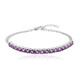 Bracciale in argento con Ametista