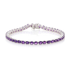 Bracciale in argento con Ametista Zambiana