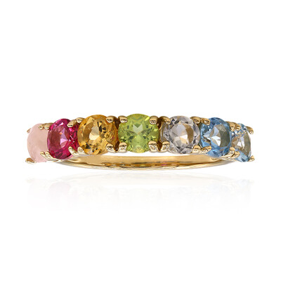 Anello in argento con Topazio Blu Cielo