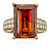 Anello in oro con Sfalerite (AMAYANI)