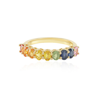 Anello in argento con Zaffiro Giallo