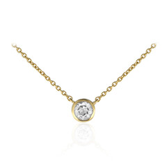 Collana in argento con Topazio Bianco