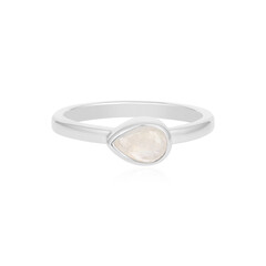 Anello in argento con Pietra di Luna Arcobaleno