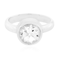 Anello in argento con Quarzo Bianco