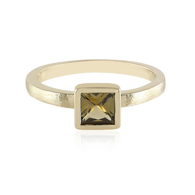 Anello in oro con Tanzanite Gialla (non riscaldata) (Adela Gold)