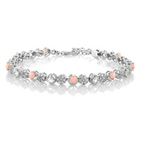 Bracciale in argento con Acquamarina