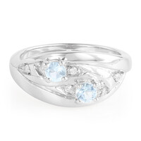 Anello in argento con Acquamarina Sao Domingos