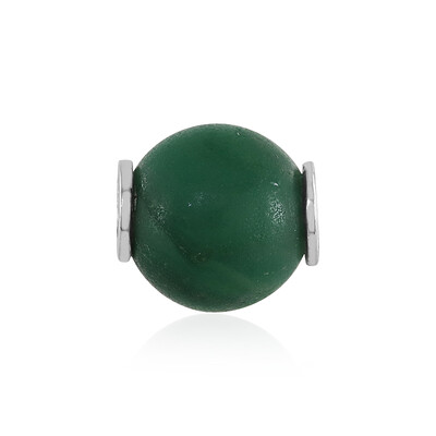 Ciondolo in argento con Giada Africana (MONOSONO COLLECTION)
