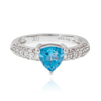 Anello in argento con Topazio Marambaia