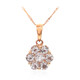 Collana in oro con Morganite AAA