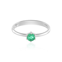 Anello in argento con Smeraldo Russo