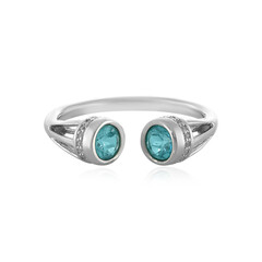Anello in argento con Apatite Blu