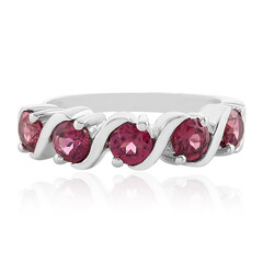 Anello in argento con Rodolite