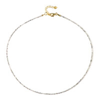 Collana in argento con Zircone Fancy