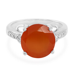 Anello in argento con Corniola