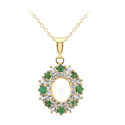 Collana in argento con Opale di Welo