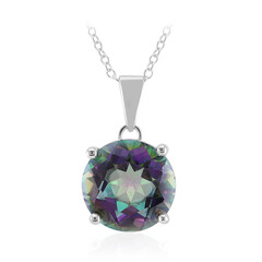 Collana in argento con Quarzo Mistico
