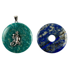 Ciondolo in argento con Amazzonite