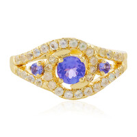 Anello in argento con Tanzanite