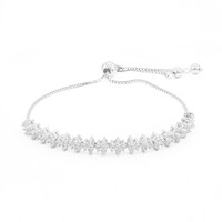 Bracciale in argento con Topazio Bianco