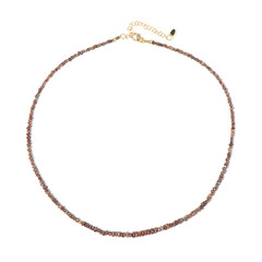 Collana in argento con Diamante Cioccolato