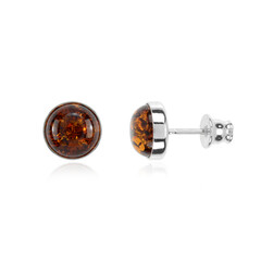 Orecchini in argento con Ambra Baltica
