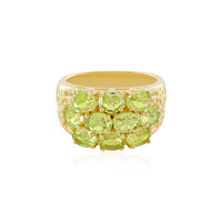 Anello in argento con Peridoto