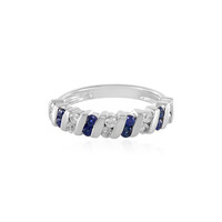Anello in argento con Zaffiro Blu