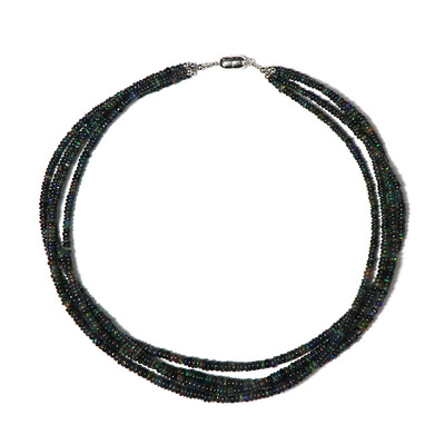 Collana in argento con Opale Mezezo (Riya)