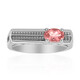 Anello in argento con Tormalina Rosa Brasiliana