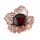 Anello in argento con Ambra Baltica color Ciliegia (dagen)