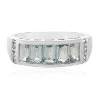 Anello in argento con Acquamarina