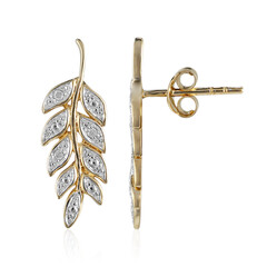 Orecchini in argento con Diamante I3 (I)