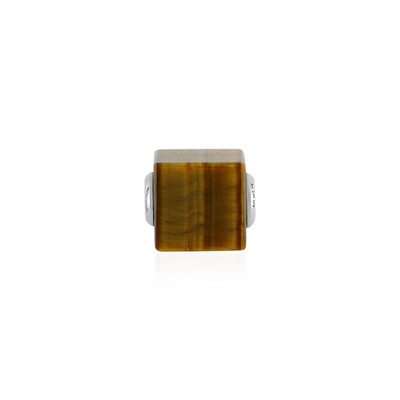 Ciondolo in argento con Occhio di Tigre (MONOSONO COLLECTION)