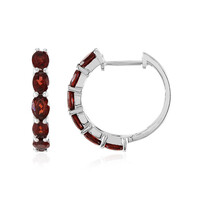 Orecchini in argento con Granato d’India